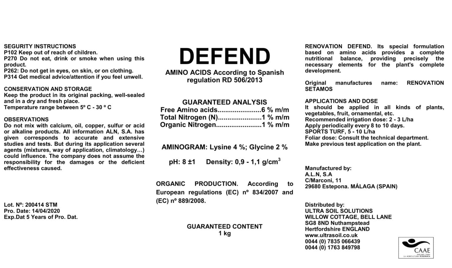Defend Product